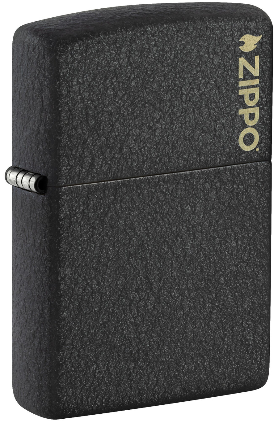 logotipo zippo crackle negro clásico
