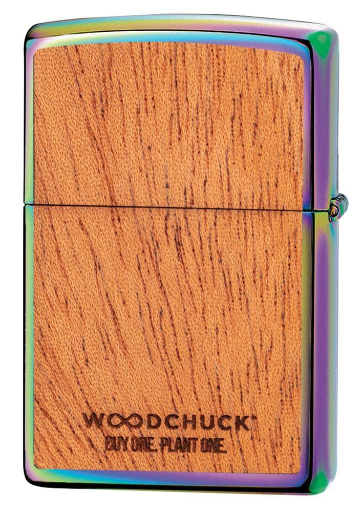emblema de hojas multicolor de woodchuck usa