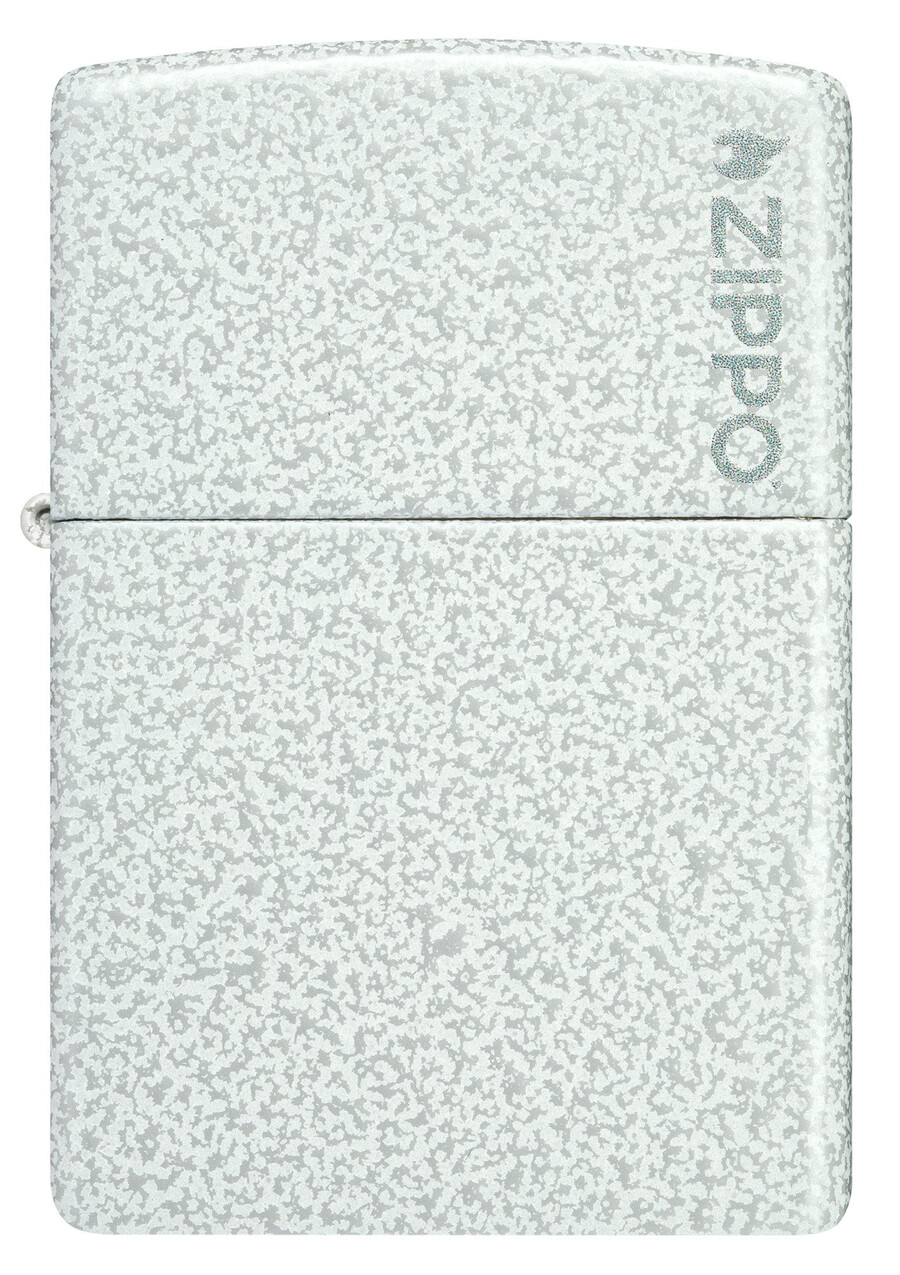 logotipo clásico de zippo glaciar