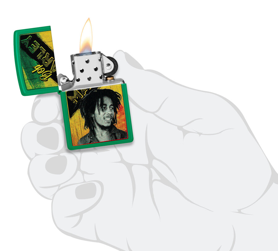 diseño verde hierba de bob marley