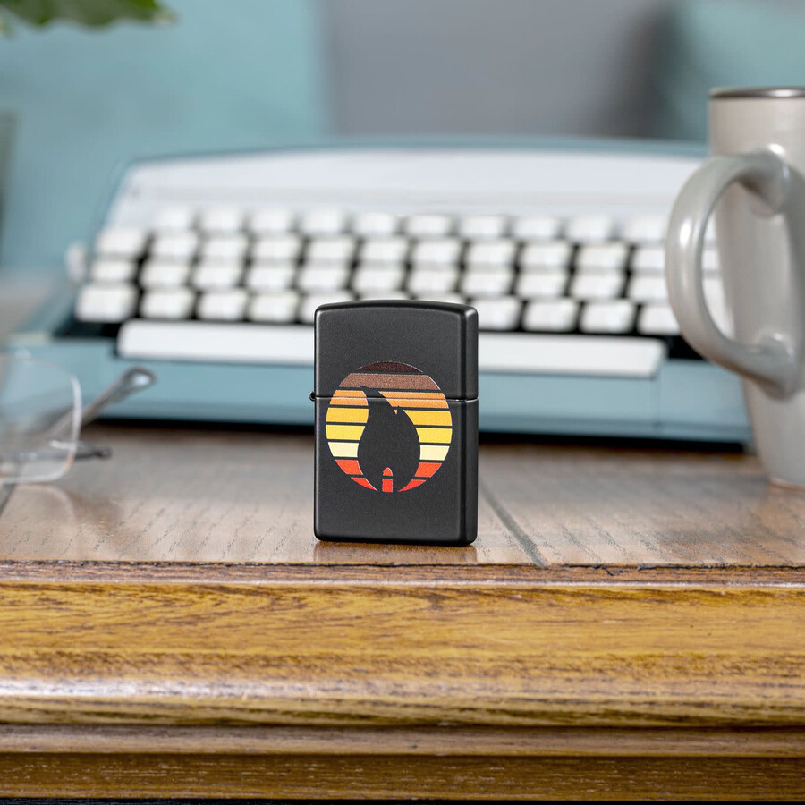 diseño zippo con bloques de color