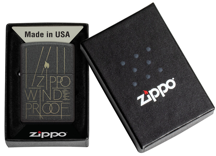 diseño zippo de arte lineal