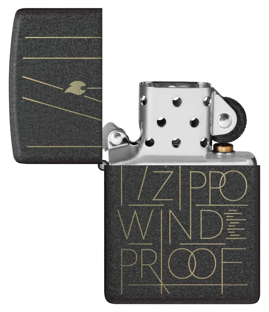 diseño zippo de arte lineal