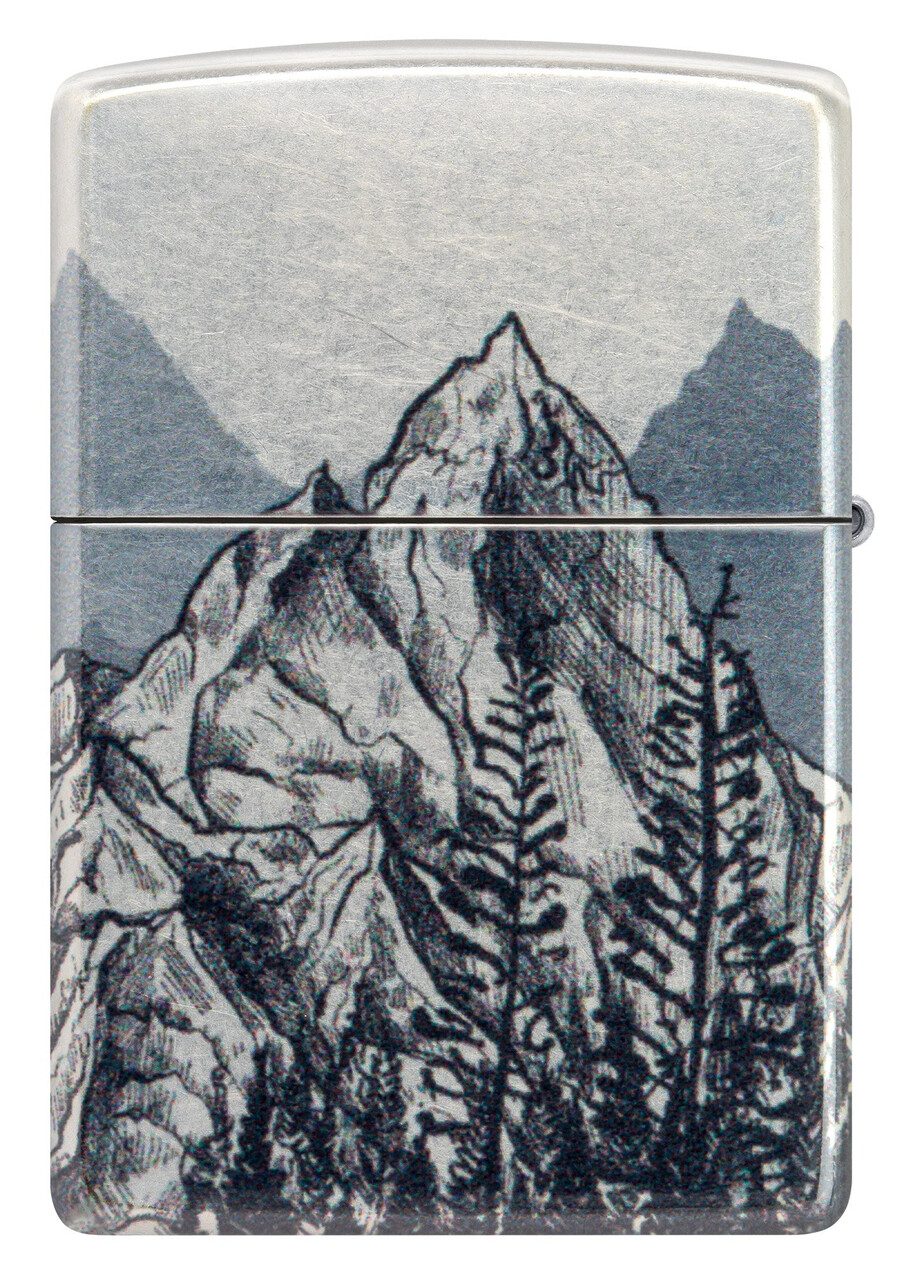 diseño de boceto de montaña