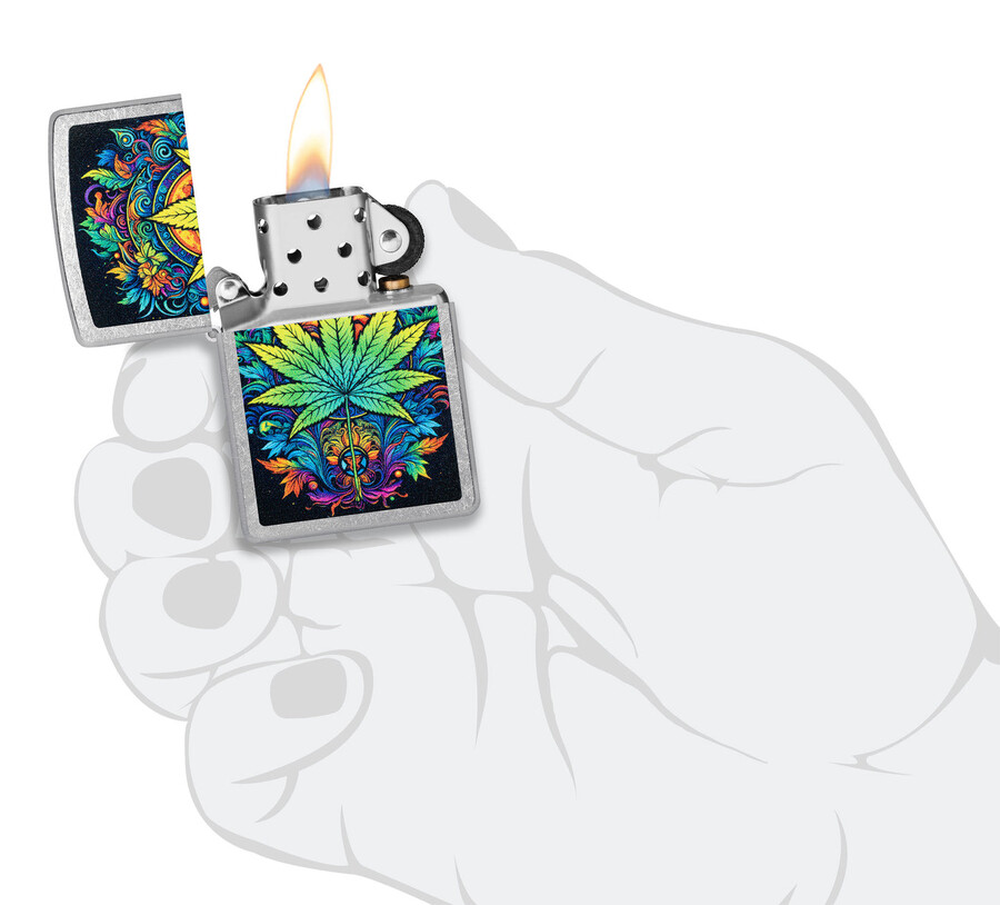 diseño cautivador de cannabis