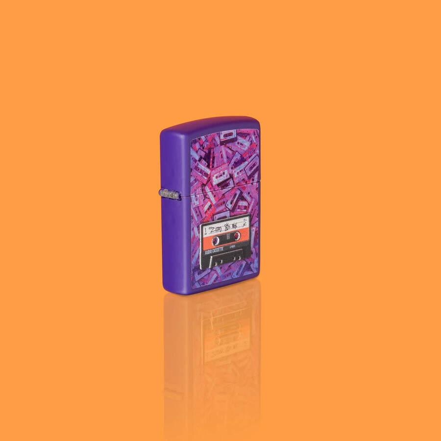 diseño de cinta de casete zippo