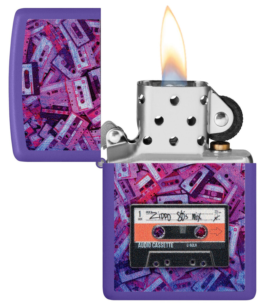 diseño de cinta de casete zippo