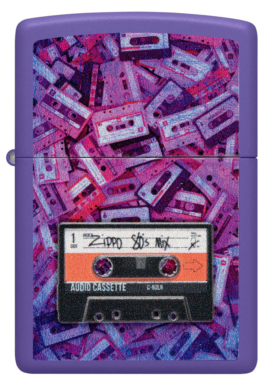 diseño de cinta de casete zippo
