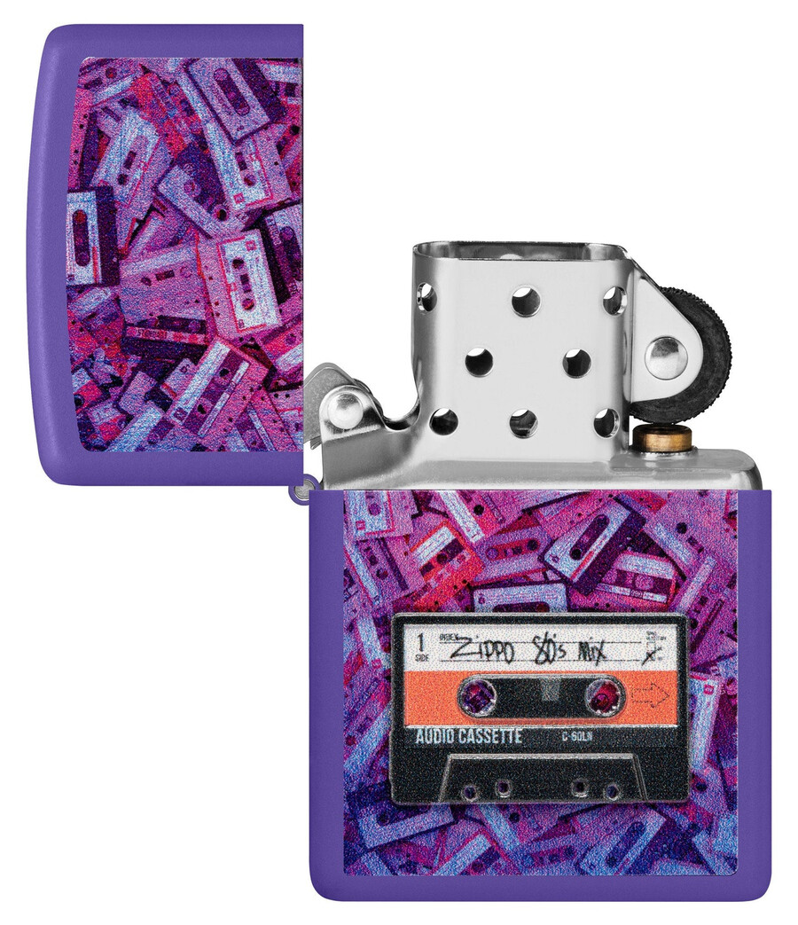diseño de cinta de casete zippo