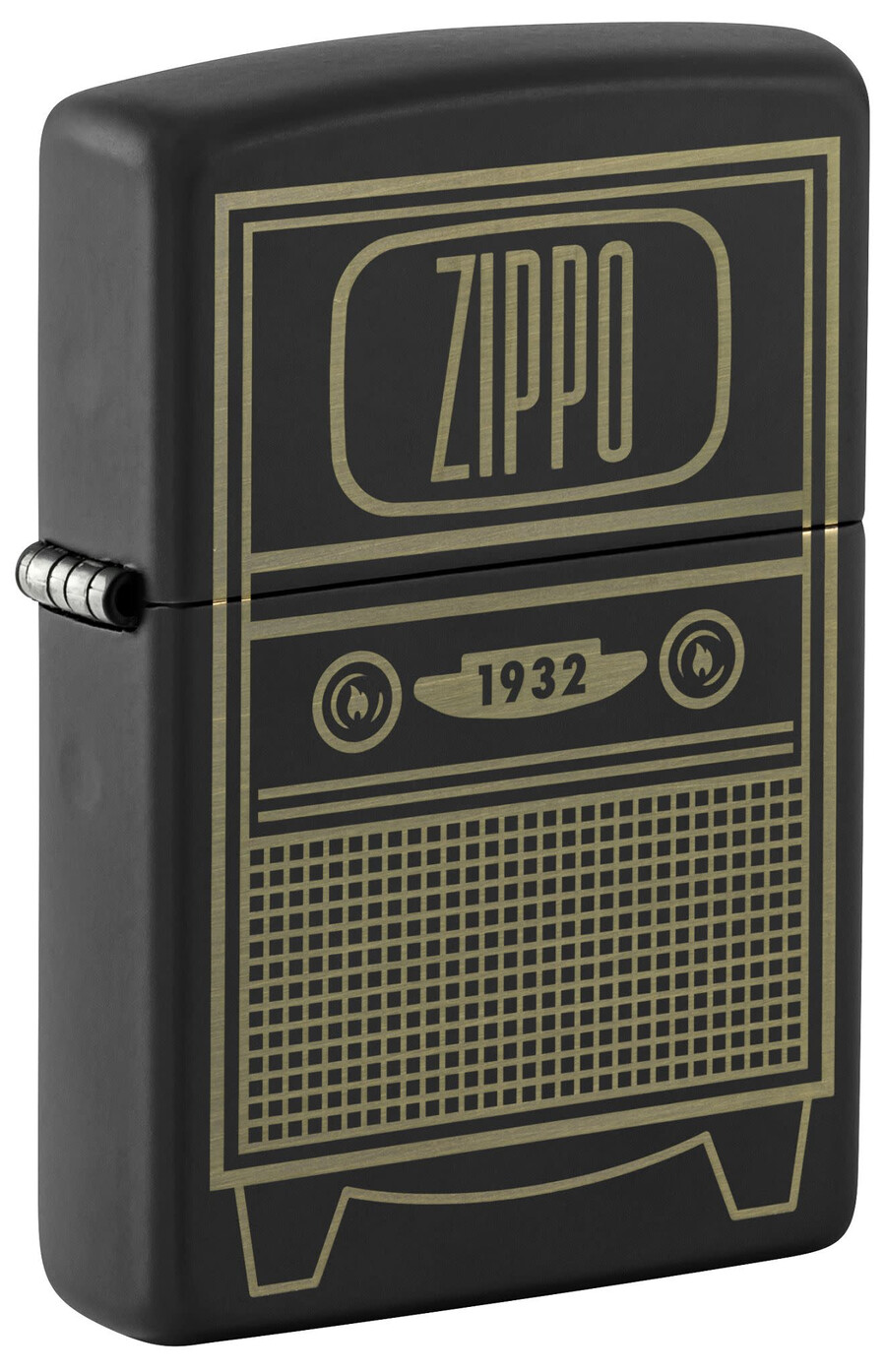 diseño de televisor vintage zippo