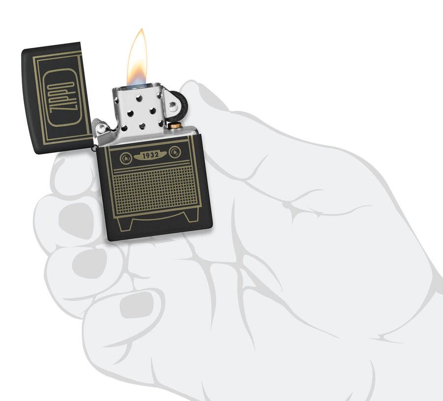 diseño de televisor vintage zippo