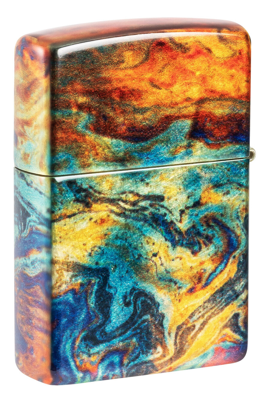diseño colorido de zippo