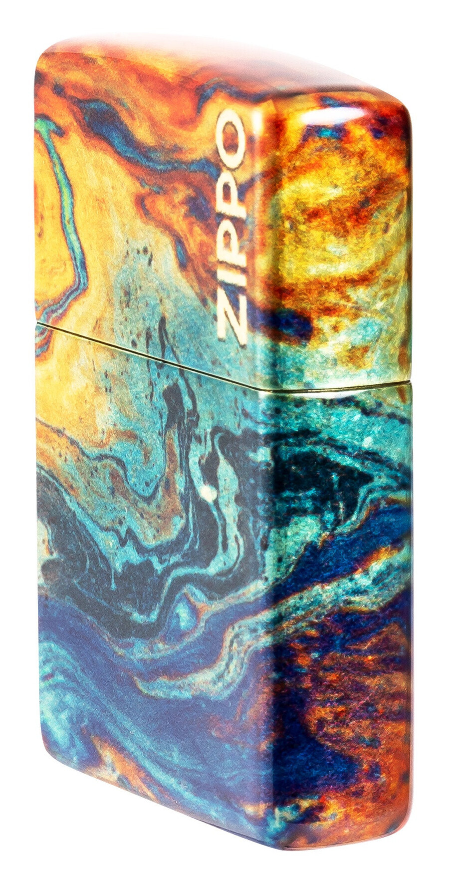 diseño colorido de zippo