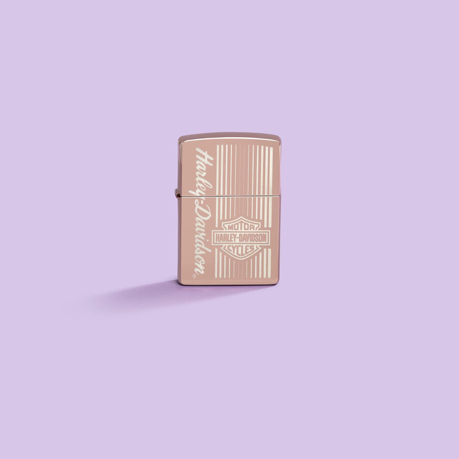 diseño harley-davidson en oro rosa