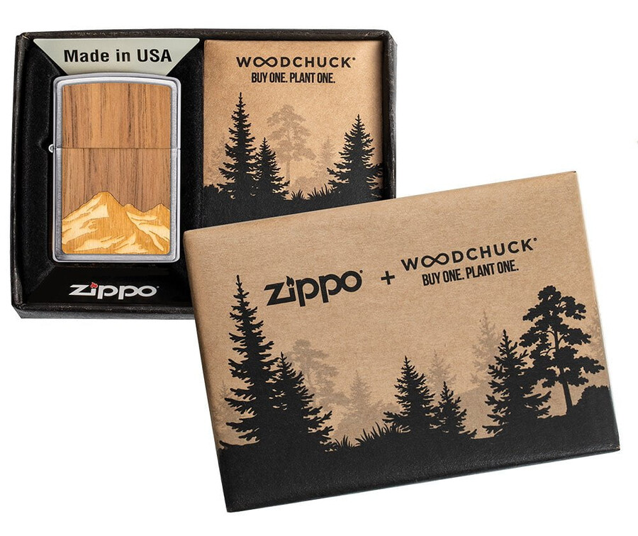 emblema de las montañas woodchuck usa